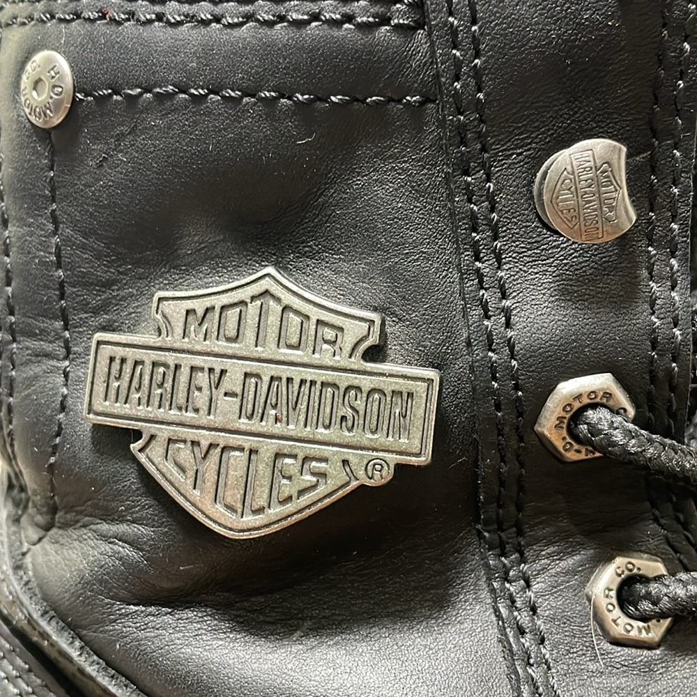 Men’s Harley Davidson Stealth Riding Boot Wolverine Military Style Black 8.5 - Picture 15 of 16
